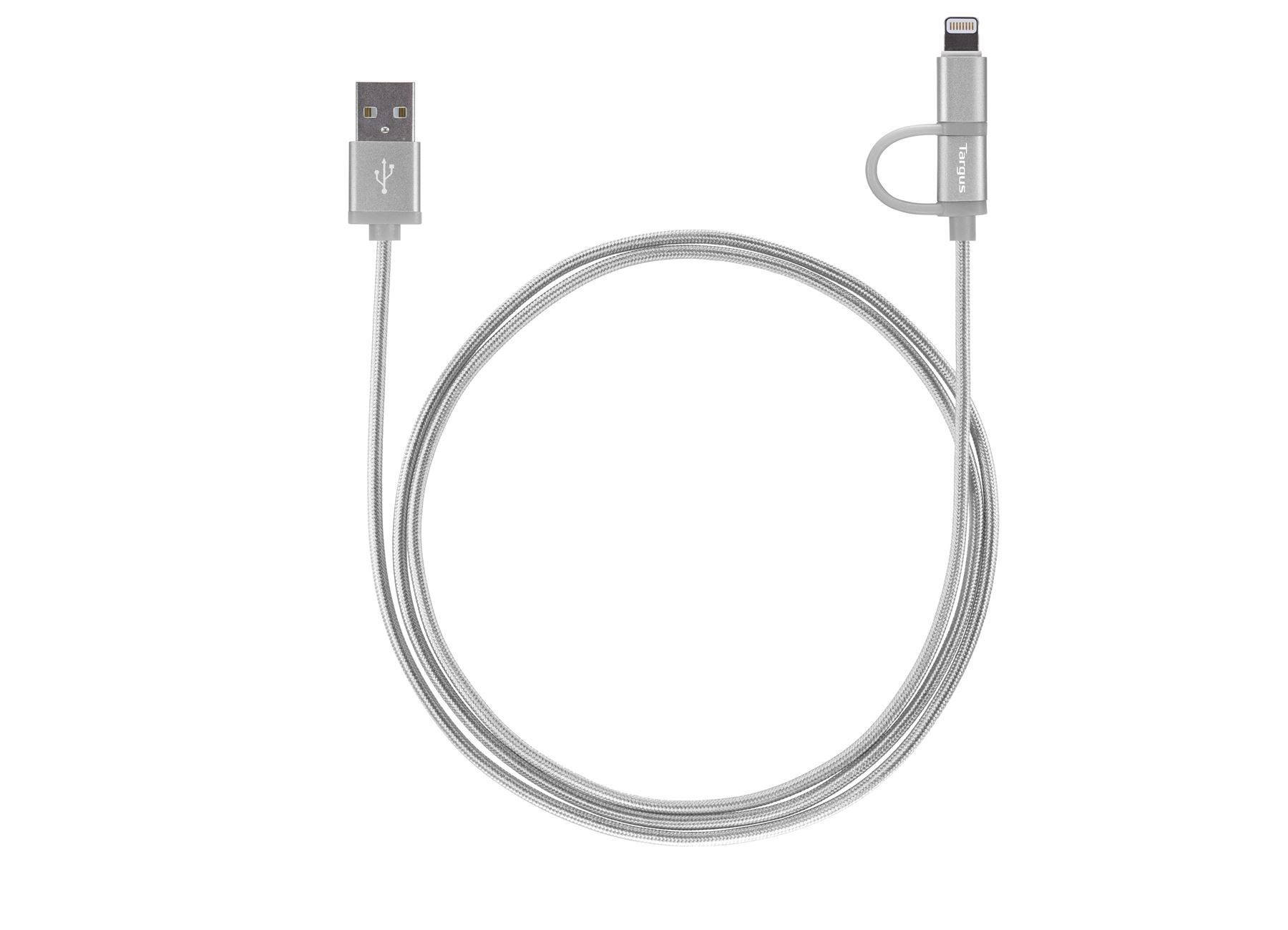 Targus ALU Series 2 in 1 Lightning & Micro USB cable <br /> ACC99505AP